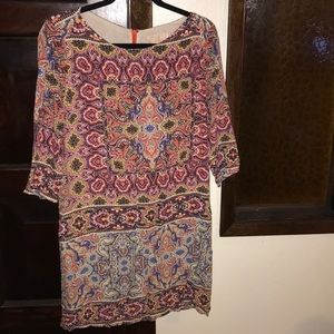 60s print inspired dress